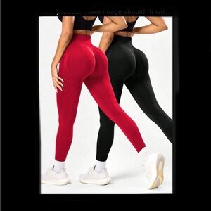 New High-Waisted, Sculpt workout pants, 1 pair S/M, Sz 6, 26-28 waist/36-38 hips